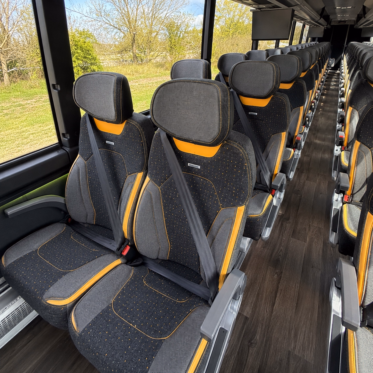 edison charter bus interior