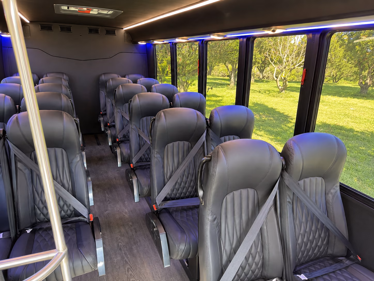 edison prom transportation onboard seating