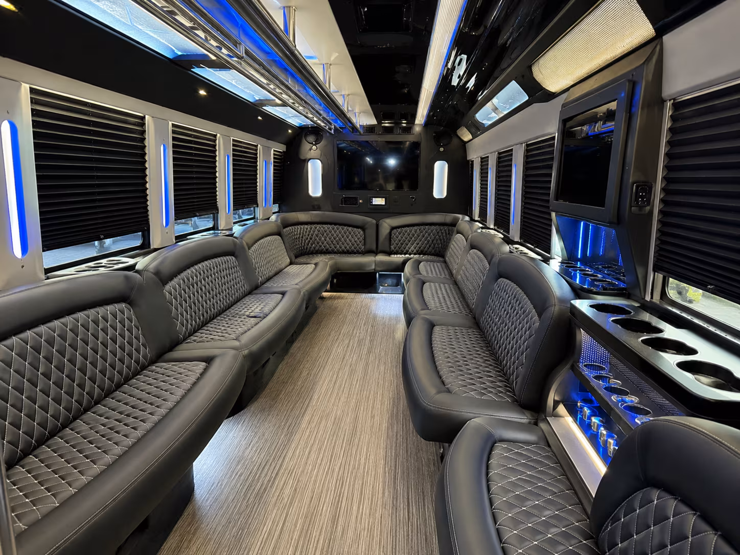 edison sporting event party bus rental