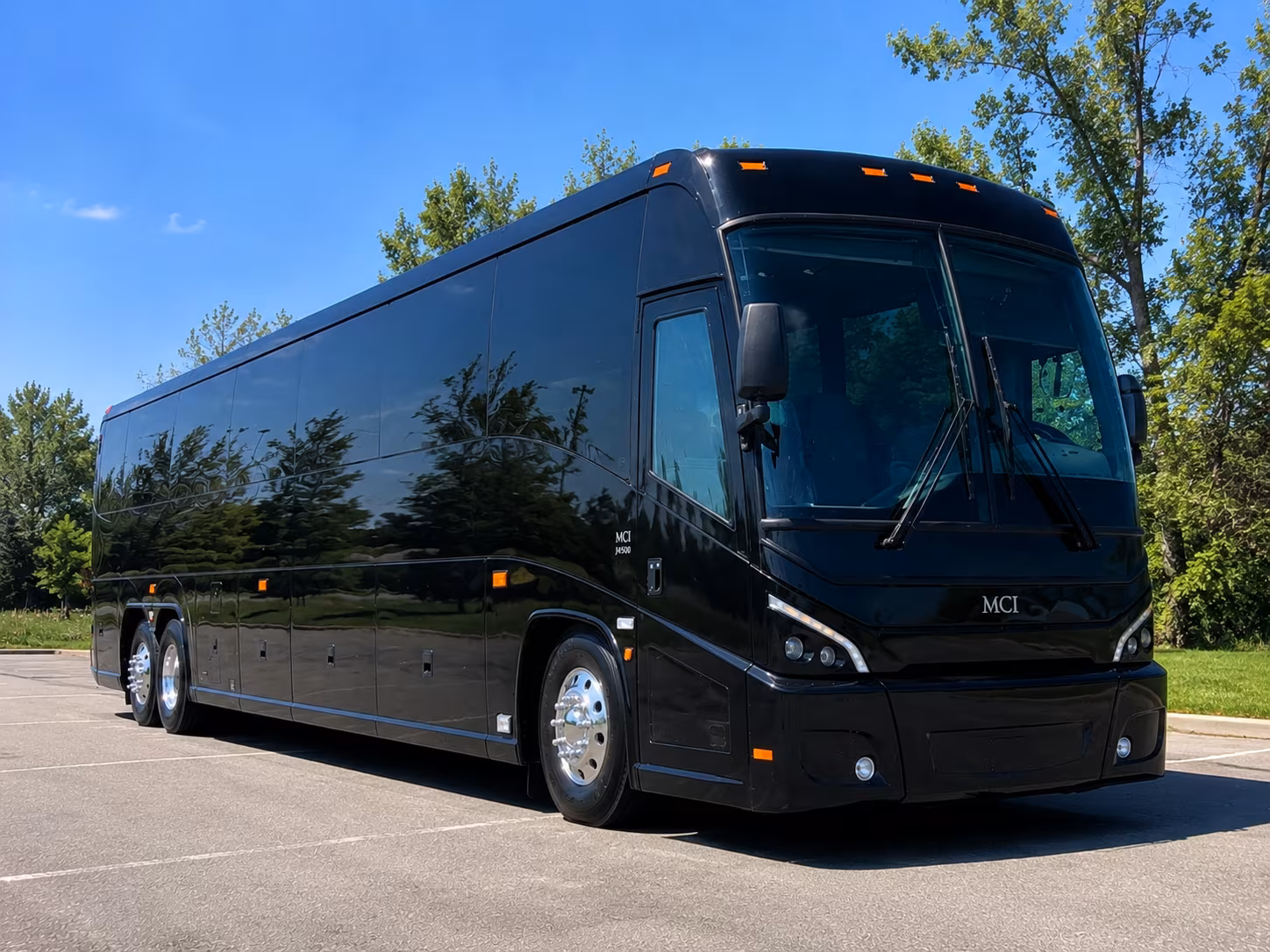 long distance charter buses for road trips and away games